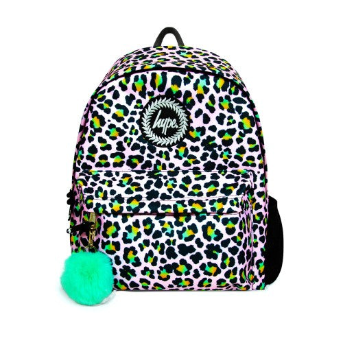 Front - Hype Disco Leopard Backpack