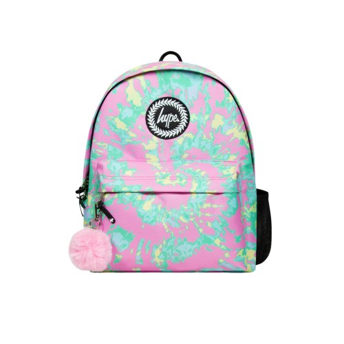 Front - Hype Pastel Tie Dye Backpack