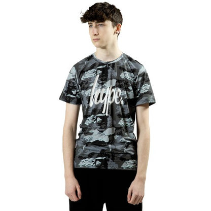 Front - Hype Boys Gloom Camo T-Shirt