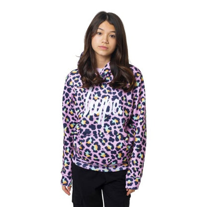 Front - Hype Girls Disco Leopard Hoodie