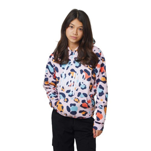Front - Hype Girls Star Leopard Hoodie