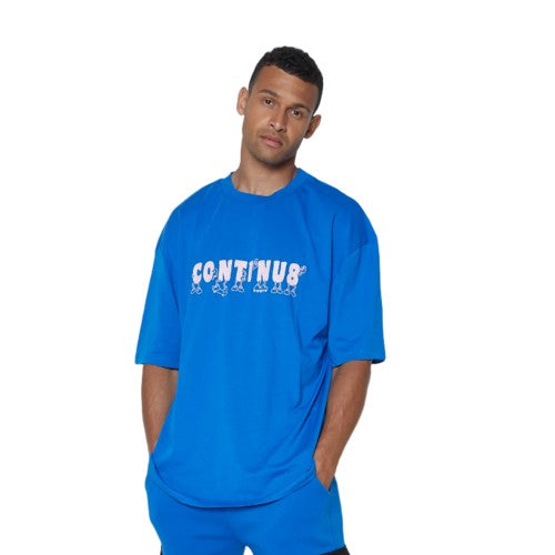 Front - Hype Unisex Adult Continu8 Boxy T-Shirt