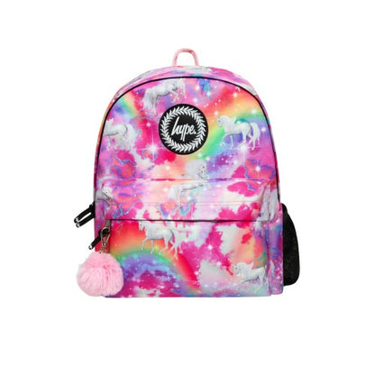Front - Hype Rainbow Magical Unicorn Backpack