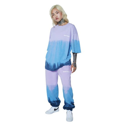 Front - Hype Unisex Adult Tie Dye Continu8 Boxy Jogging Bottoms