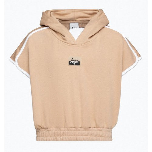 Front - Hype Girls Script Short-Sleeved Hoodie