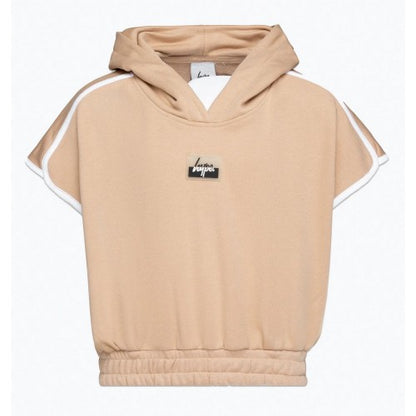 Front - Hype Girls Script Short-Sleeved Hoodie