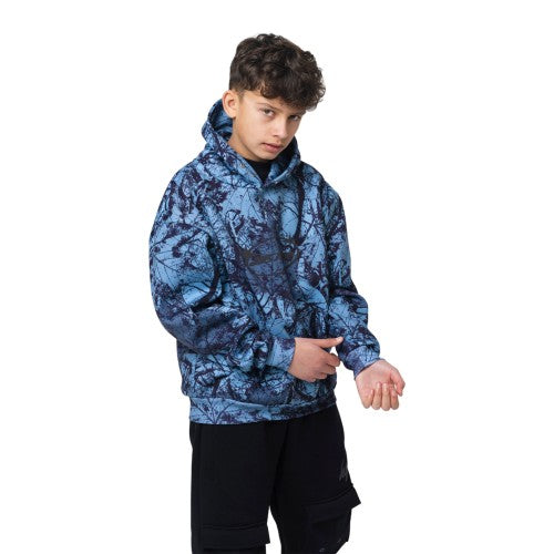 Front - Hype Boys Y2K Leaf Print Hoodie