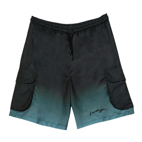 Front - Hype Childrens/Kids Gradient Fade Cargo Pocket Swim Shorts