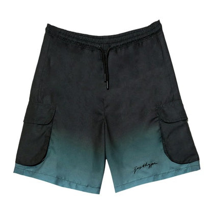 Front - Hype Childrens/Kids Gradient Fade Cargo Pocket Swim Shorts