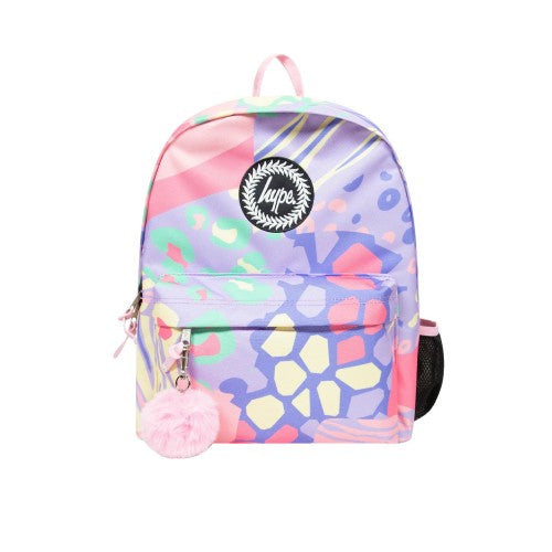 Front - Hype Pastel Prints Backpack