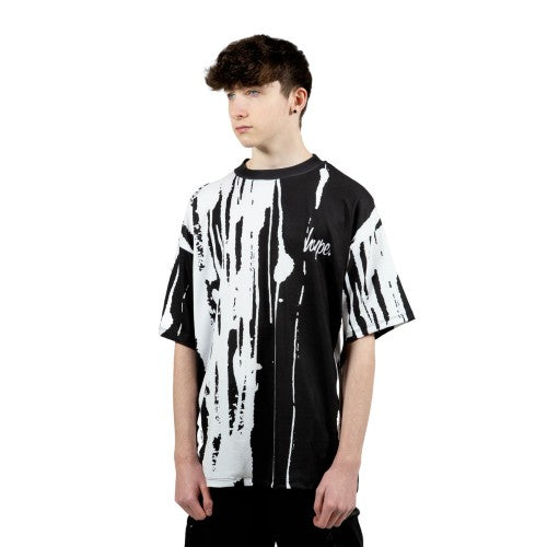 Front - Hype Boys Paint Run Oversized T-Shirt