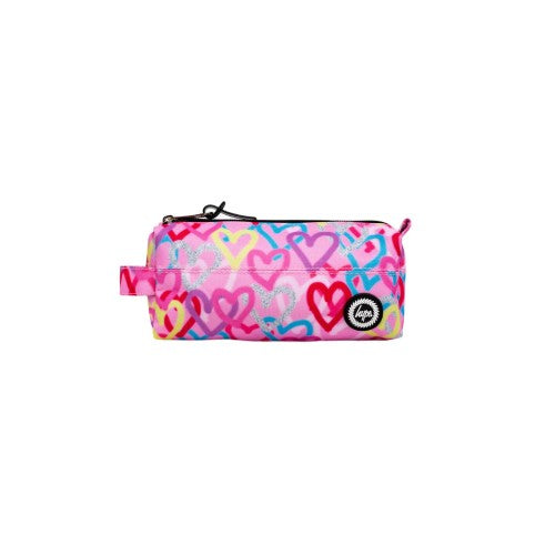Front - Hype Graffiti Heart Pencil Case