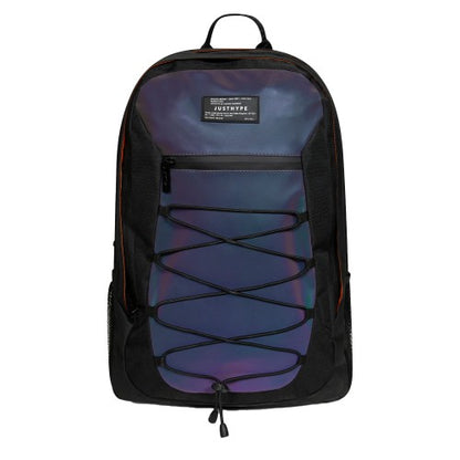Front - Hype Reflective Crest Maxi Backpack