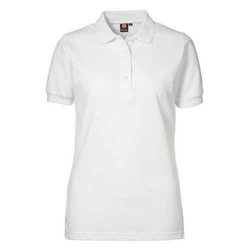 Front - ID Womens/Ladies Pro Wear Short Sleeve Regular Fitting Classic Polo Shirt