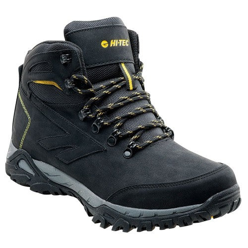 Front - Hi-Tec Mens Nedin Mid Cut Walking Shoes