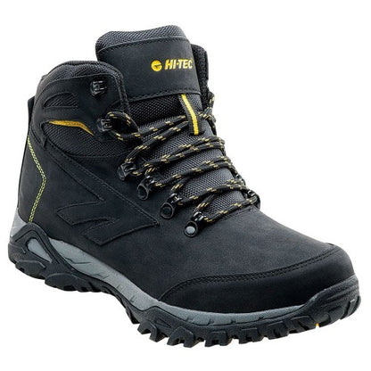 Front - Hi-Tec Mens Nedin Mid Cut Walking Shoes