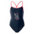 Front - Aquawave Girls Velanti Logo One Piece Swimsuit