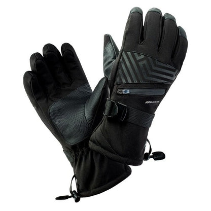 Front - Hi-Tec Mens Rodeno Waterproof Ski Gloves