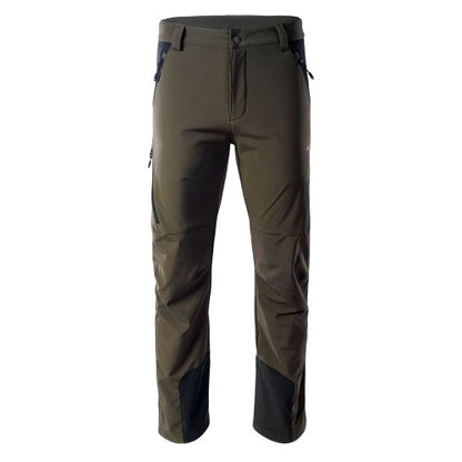 Front - Hi-Tec Mens Astoni Softshell Hiking Trousers