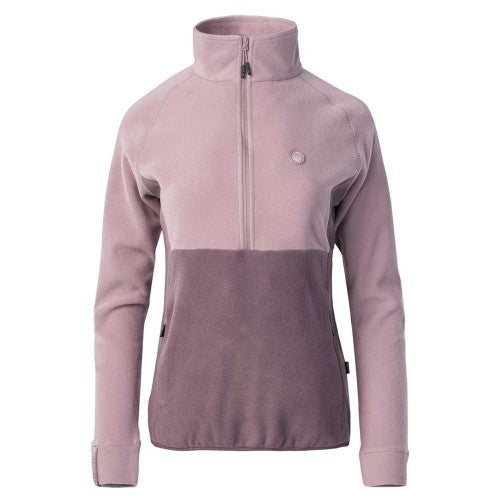 Front - Elbrus Womens/Ladies Riva Polartech Half Zip Fleece Top