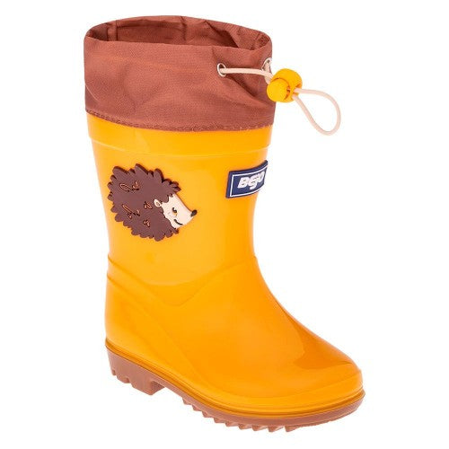 Front - Bejo Childrens/Kids Kai Hedgehog Wellington Boots