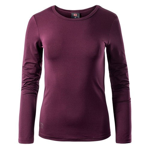 Front - IQ Womens/Ladies Milky Long-Sleeved Training T-Shirt