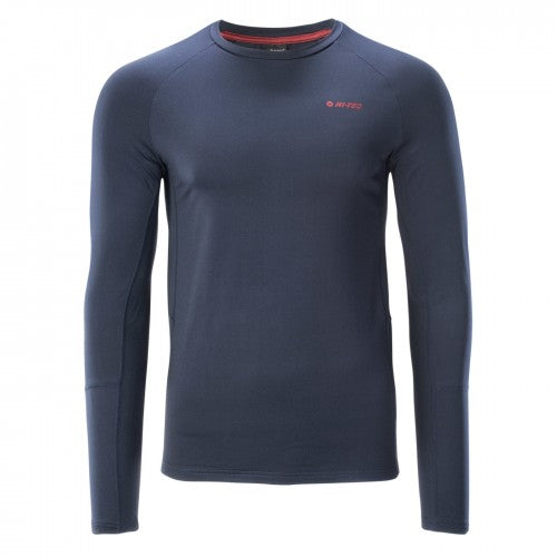 Front - Hi-Tec Mens Alayo Long-Sleeved T-Shirt
