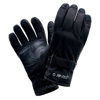 Front - Hi-Tec Mens Lansa Logo Ski Gloves