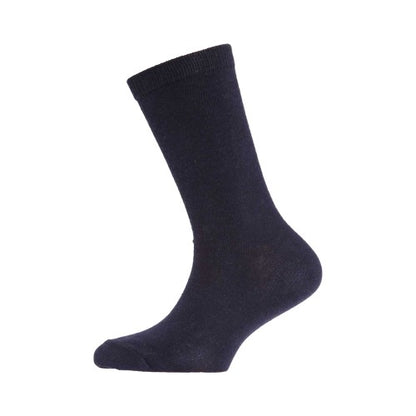 Front - Childrens/Kids Plain Cotton Rich School Socks (Pack Of 3)