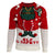 Front - Brave Soul Mens Elf & Safety Christmas Jumper