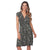Front - Krisp Womens/Ladies Leaf Print Knot Front Dress