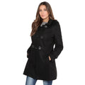 Front - Krisp Womens/Ladies Hooded Rockabilly Duffle Coat