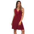 Front - Krisp Womens/Ladies Knot Front Self Tie V Neck Dress