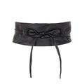 Front - Krisp Womens/Ladies Faux Leather Cinch Belt