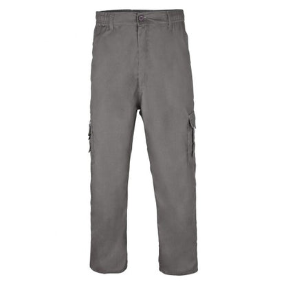 Front - Krisp Mens Multi Pocket Cargo Trousers
