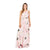 Front - Krisp Womens/Ladies Floral Chiffon One Shoulder Maxi Dress