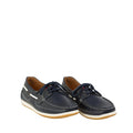 Front - Krisp Mens Contrast Leather Boat Shoes