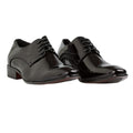 Front - Krisp Mens Leather Oxford Shoes
