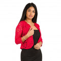 Front - Krisp Womens/Ladies Lace Evening Shrug