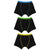 Front - TF Kids By Tom Franks Boys/Childrens Trunks Underwear (3 Pack)
