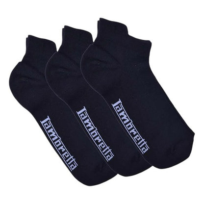 Front - Lambretta Mens Trainer Socks (Pack of 3)