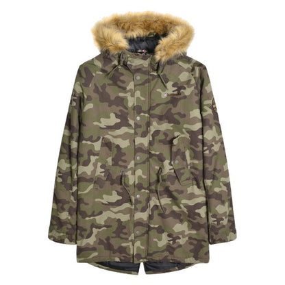 Front - Lambretta Mens Camouflage Parka