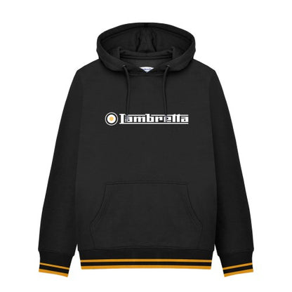 Front - Lambretta Mens Logo Hoodie