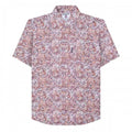Front - Lambretta Mens Paisley Short-Sleeved Shirt
