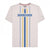 Front - Lambretta Mens Vertical Stripe T-Shirt