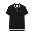 Front - Lambretta Mens Valero Knitted Tipped Short-Sleeved Polo Shirt