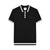 Front - Lambretta Mens Valero Knitted Tipped Short-Sleeved Polo Shirt