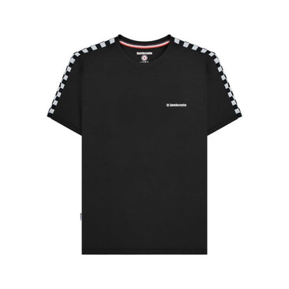 Front - Lambretta Mens Two Tone Taped T-Shirt