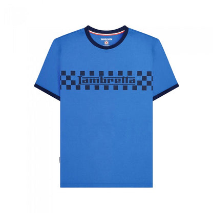 Front - Lambretta Mens SS24 Two Tone Ringer T-Shirt