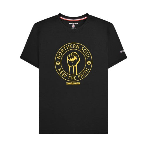 Front - Lambretta Mens Northern Soul T-Shirt